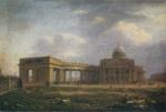 Казанский собор со стороны Казанской улицы, 1810 г.